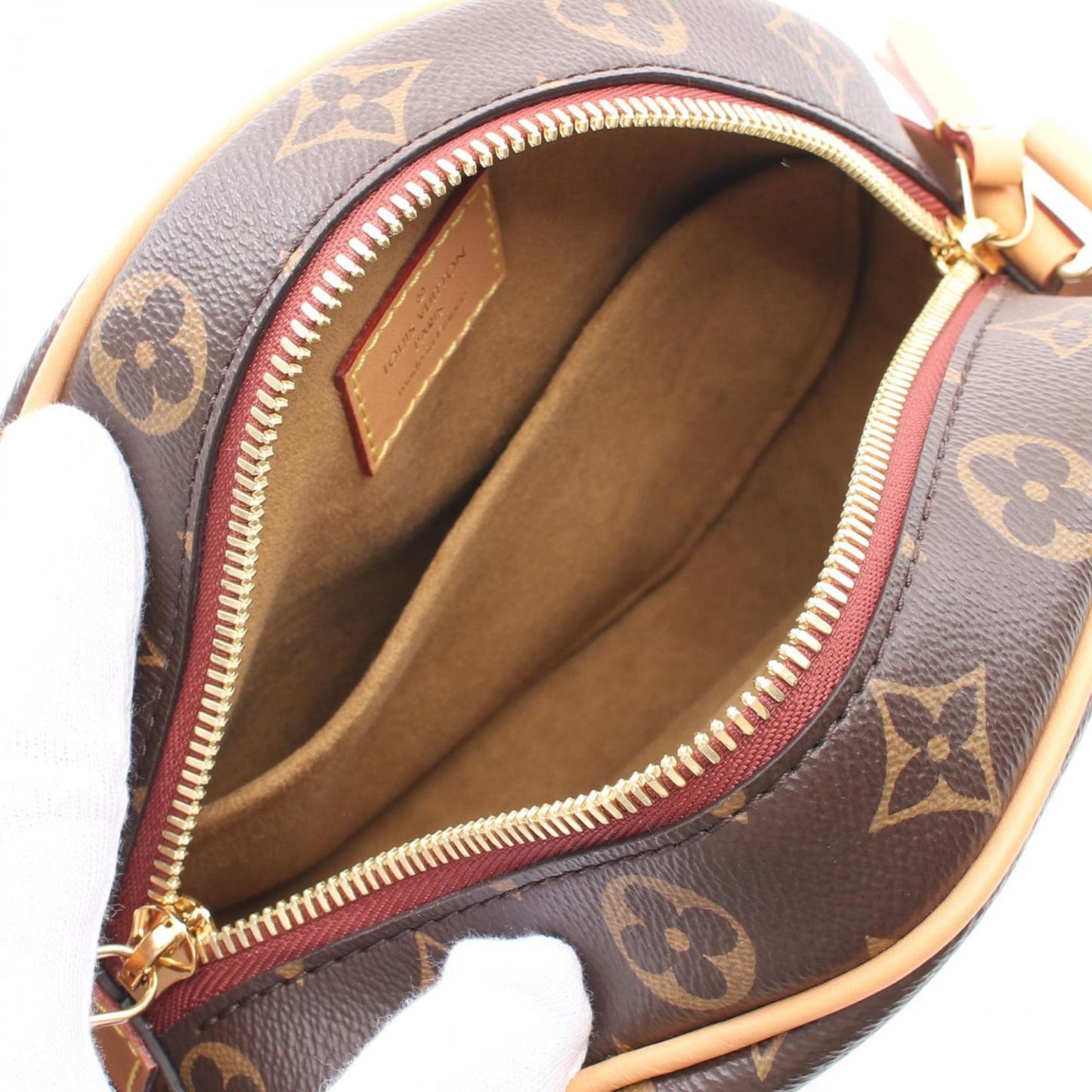 Louis Vuitton Brown Coated Canvas Shoulder Bag