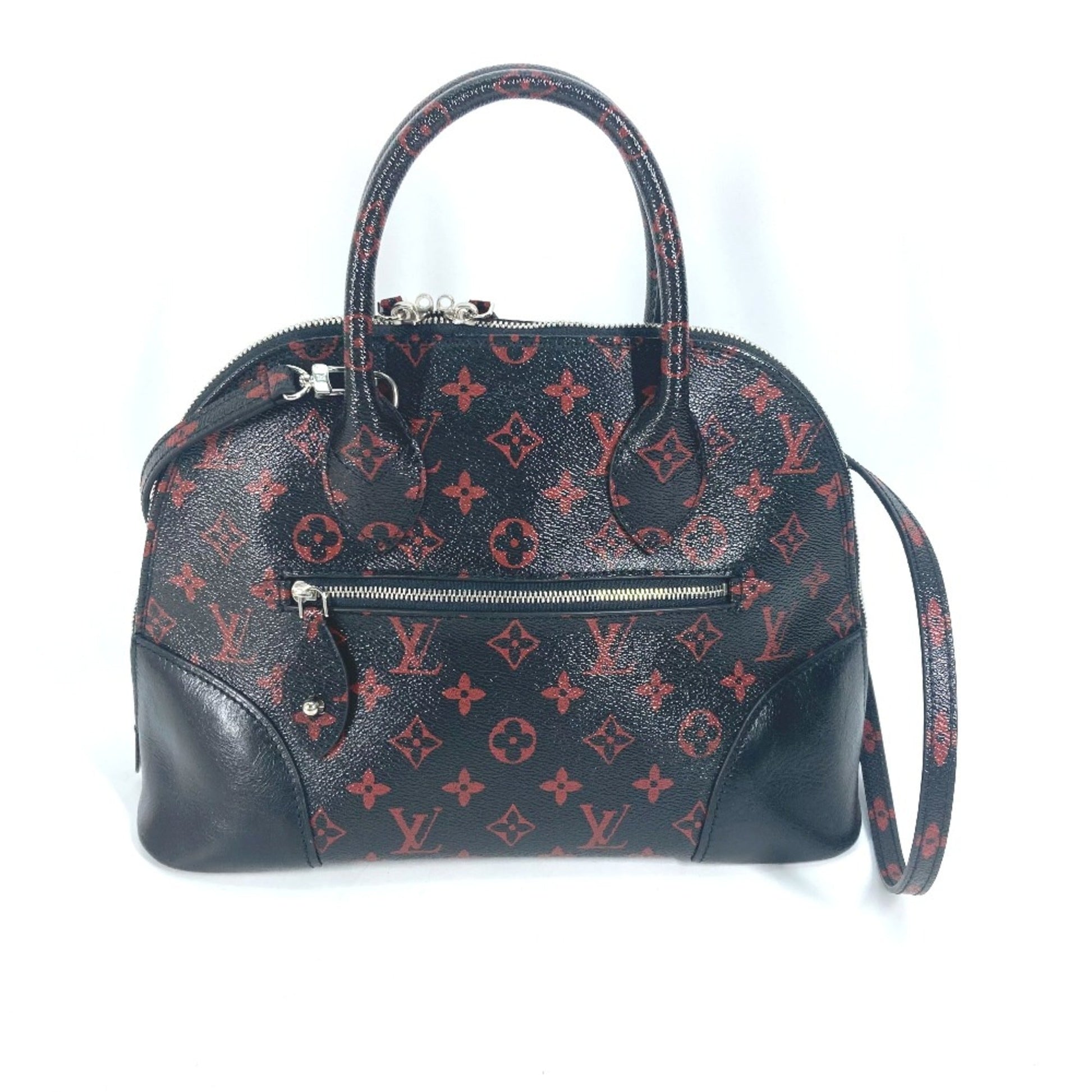 Louis Vuitton Black Cloth Shoulder Bag ()