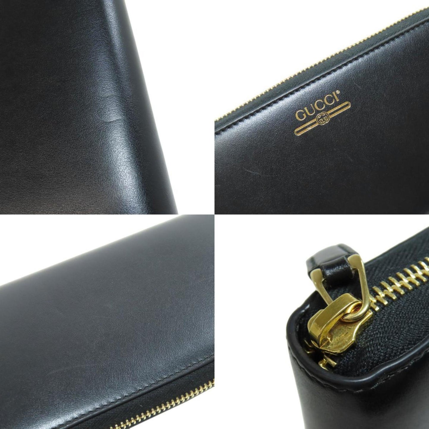 Gucci Black Leather Coin Purse/Coin Case