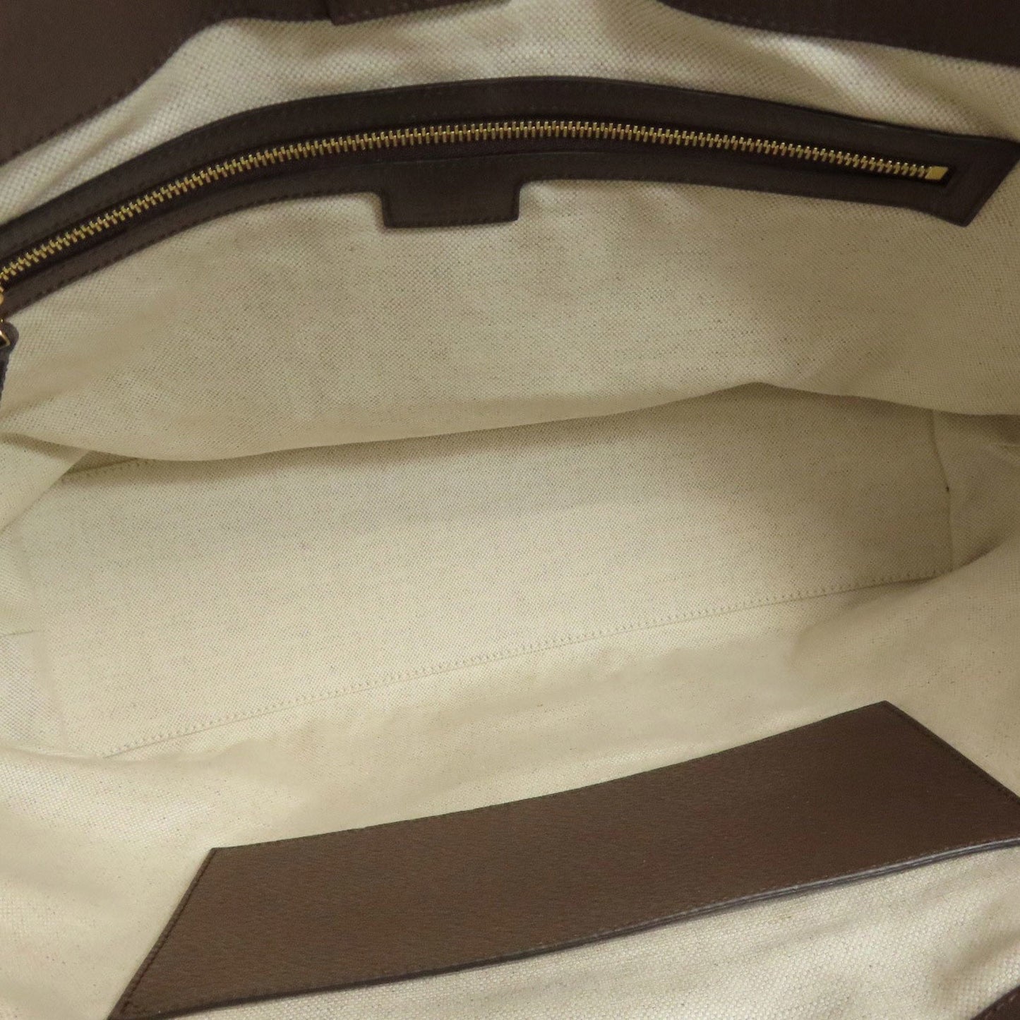 Gucci Brown Canvas Tote Bag