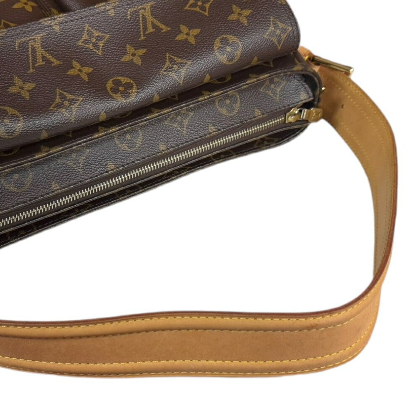 Louis Vuitton Brown Monogram Canvas Shoulder Bag