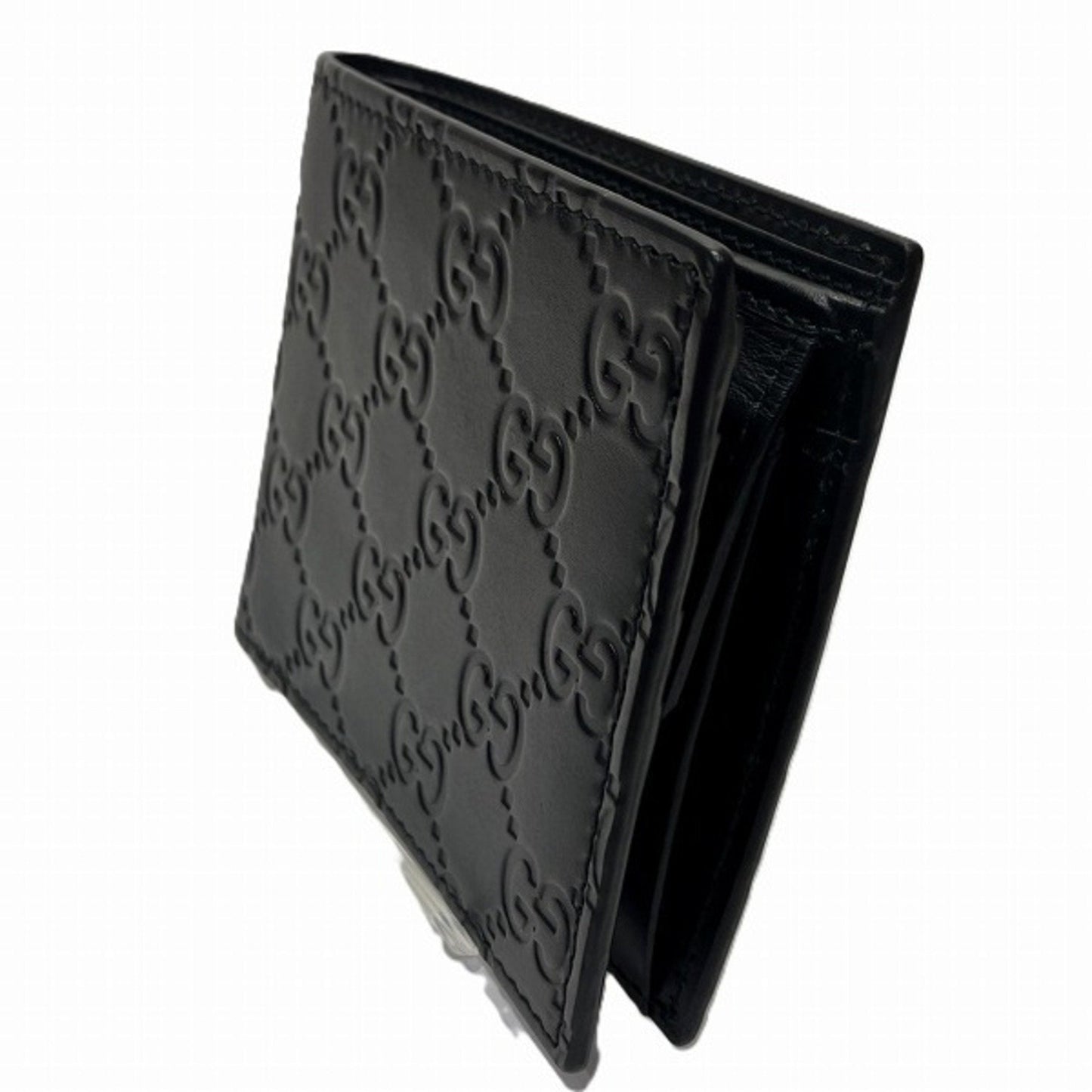 Gucci Black Leather Wallet (Bi-Fold)