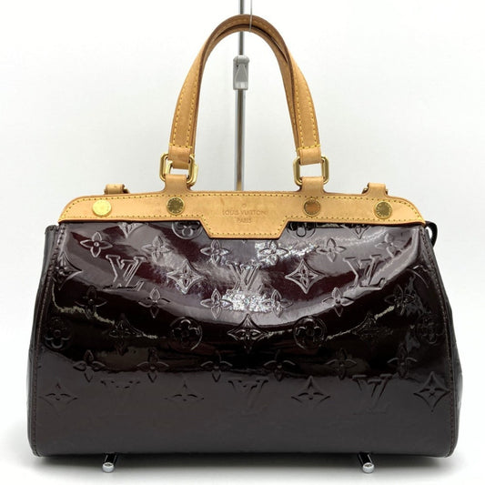 Louis Vuitton Purple Monogram Vernis Handbag Shoulder Bag ()