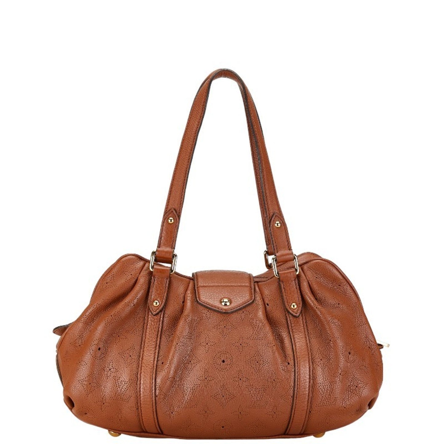 Louis Vuitton Mahina Brown Handbag Shoulder Bag