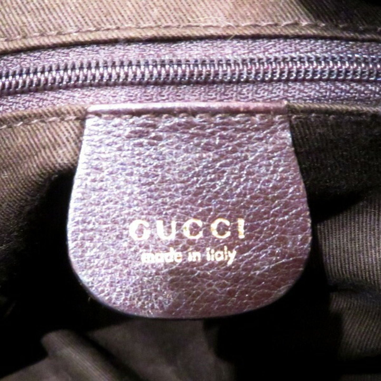 Gucci Brown Leather Handbag Shoulder Bag