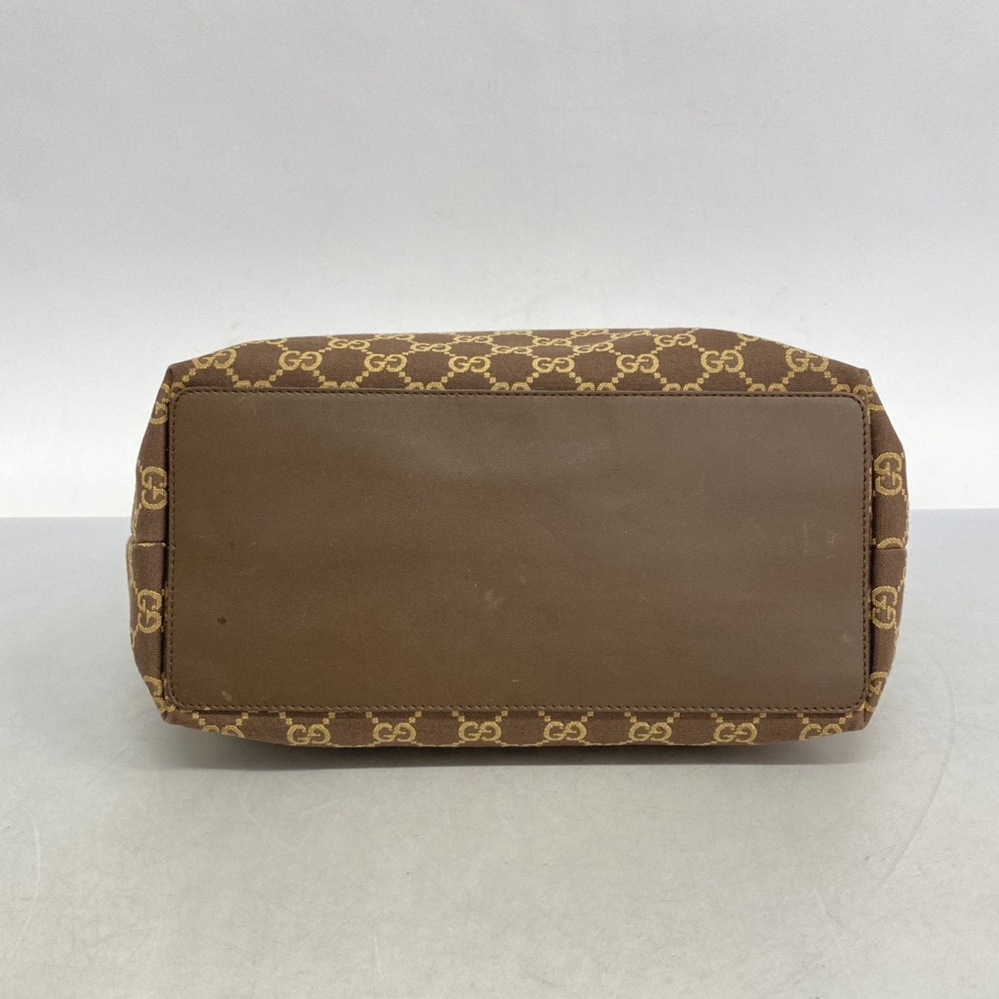 Gucci Brown Canvas Tote Bag