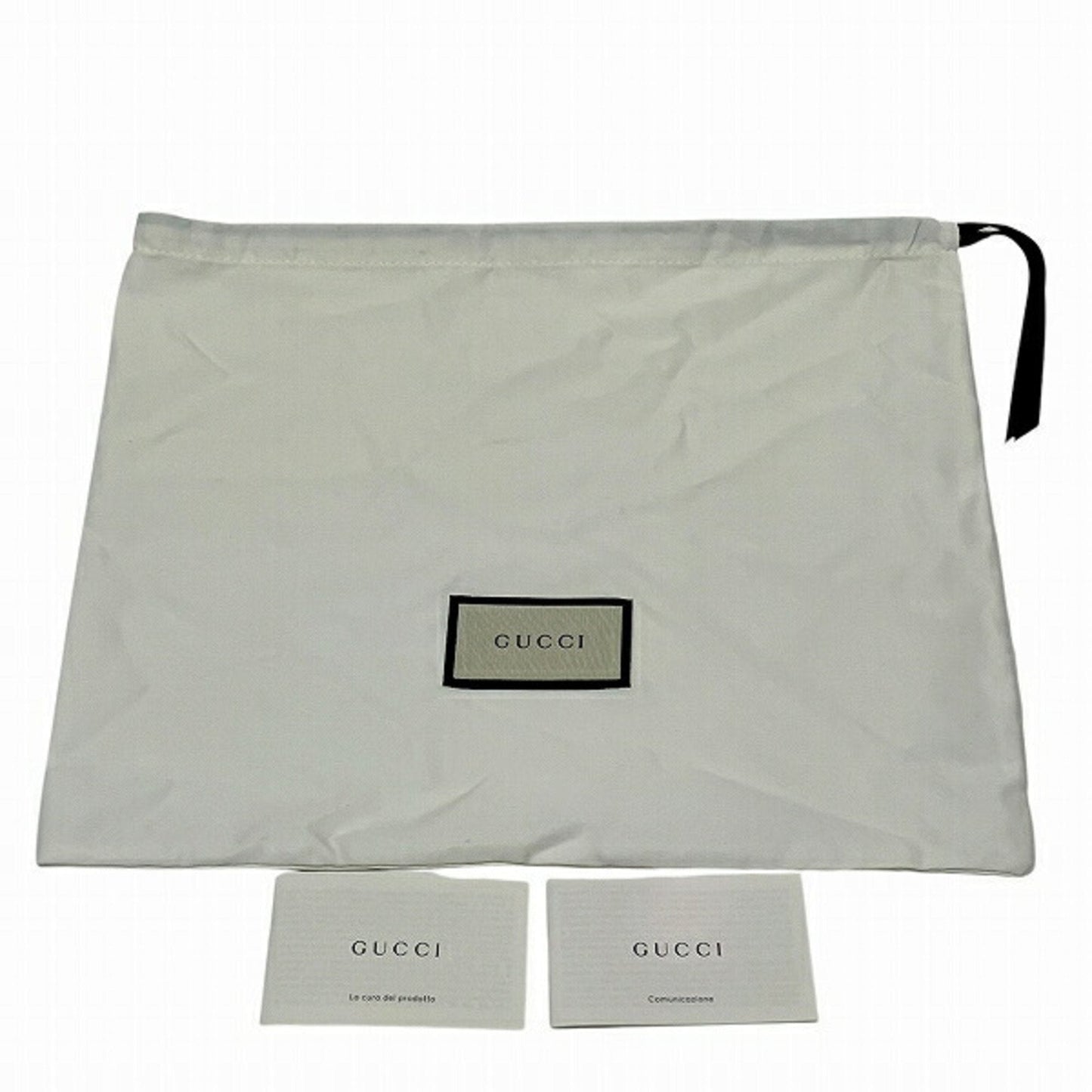 Gucci Black Canvas Pouch