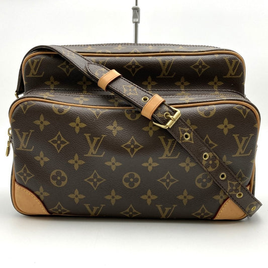 Louis Vuitton Brown Monogram Shoulder Bag ()
