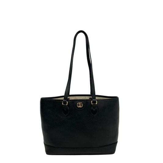 Gucci Black Leather Tote Bag ()