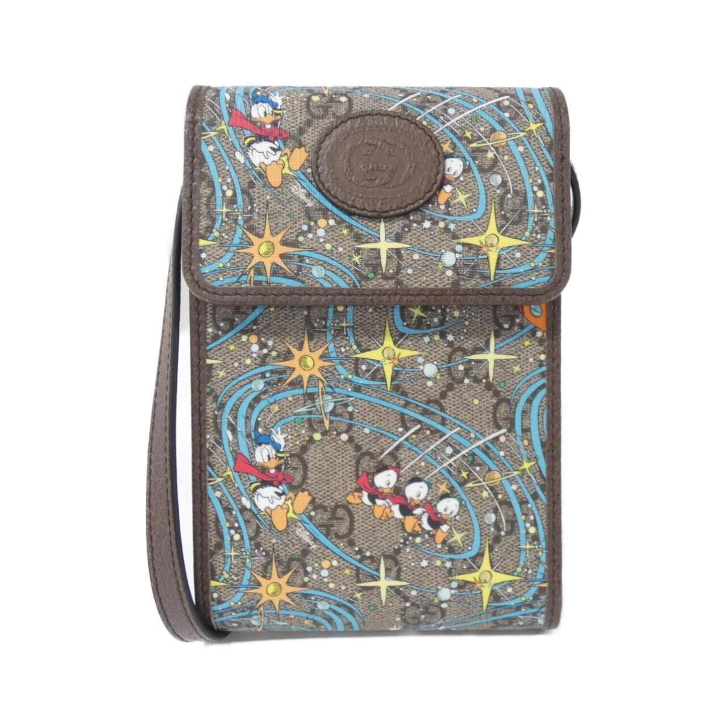Gucci Beige Brown Gg Supreme Leather Shoulder Bag ()