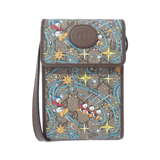 Gucci Beige Brown Gg Supreme Leather Shoulder Bag ()