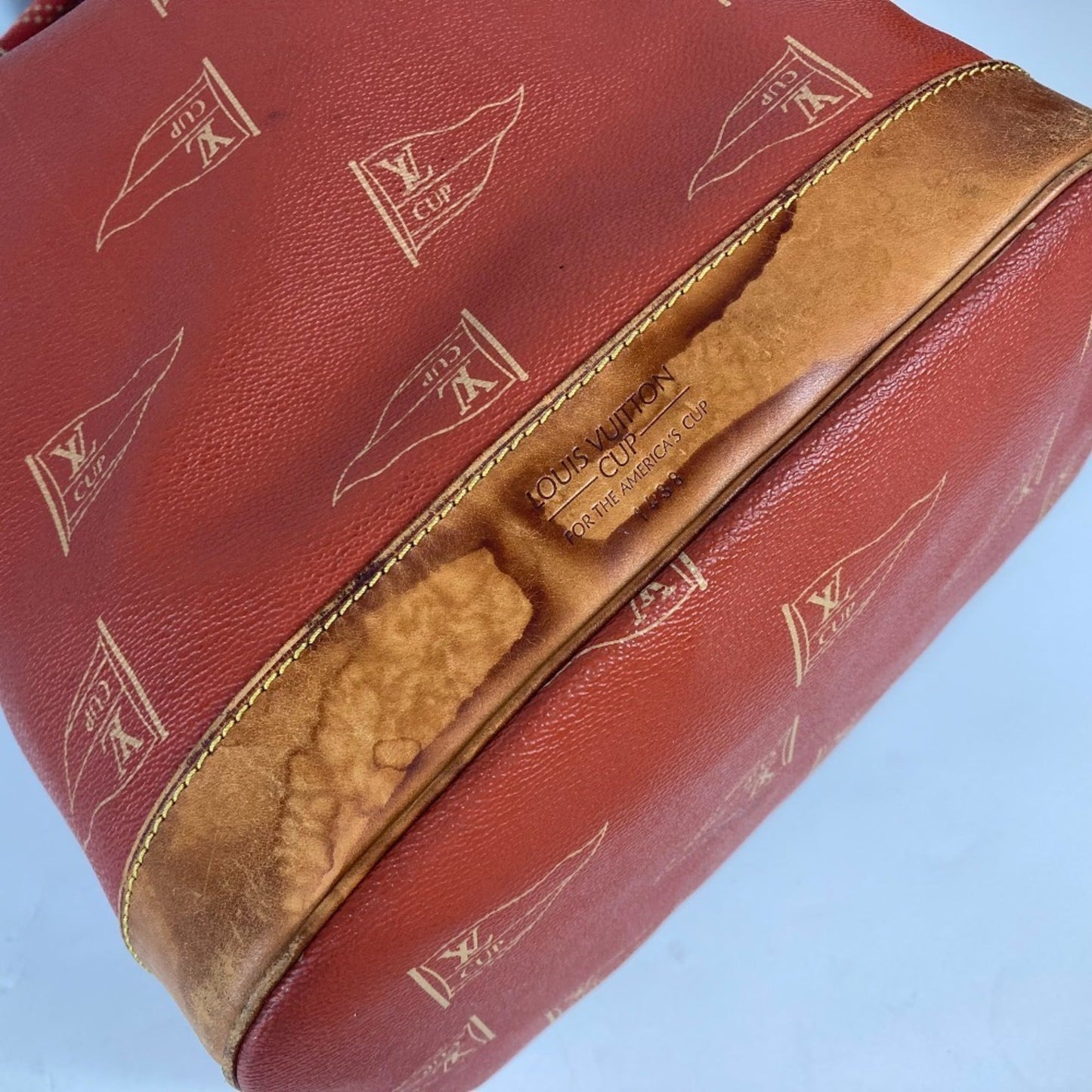 Louis Vuitton Brown Pvc Leather Shoulder Bag