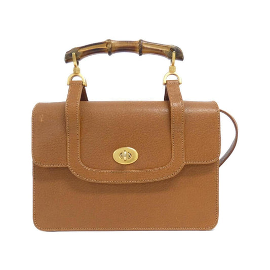 Gucci Brown Leather Handbag ()