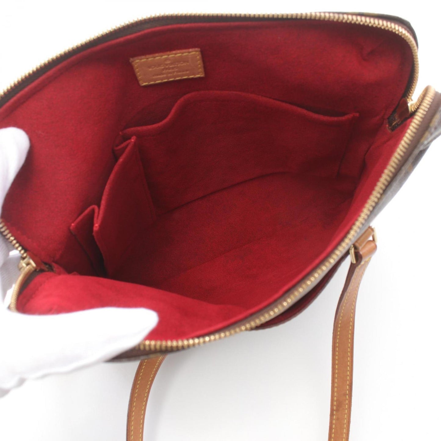 Louis Vuitton Brown Pvc Leather Shoulder Bag