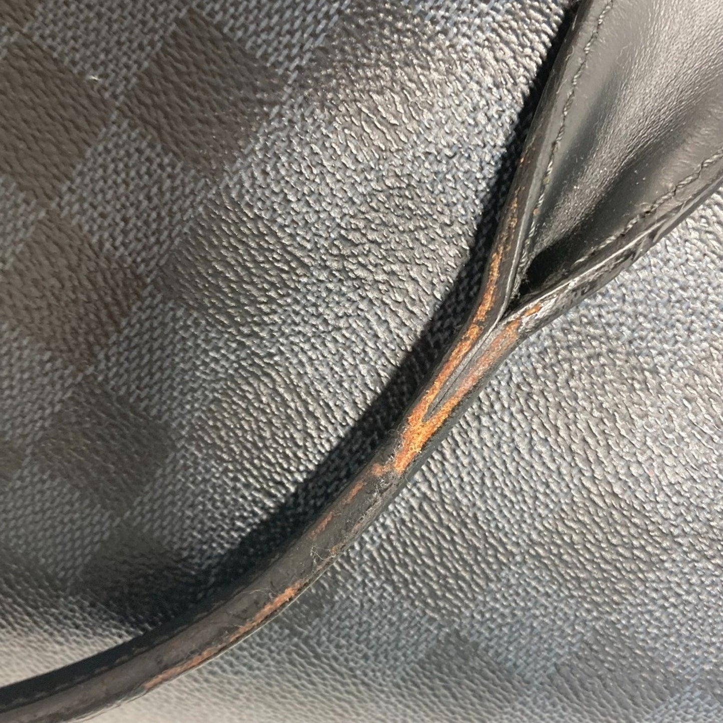 Louis Vuitton Navy Damier Canvas Shoulder Bag Tote Bag