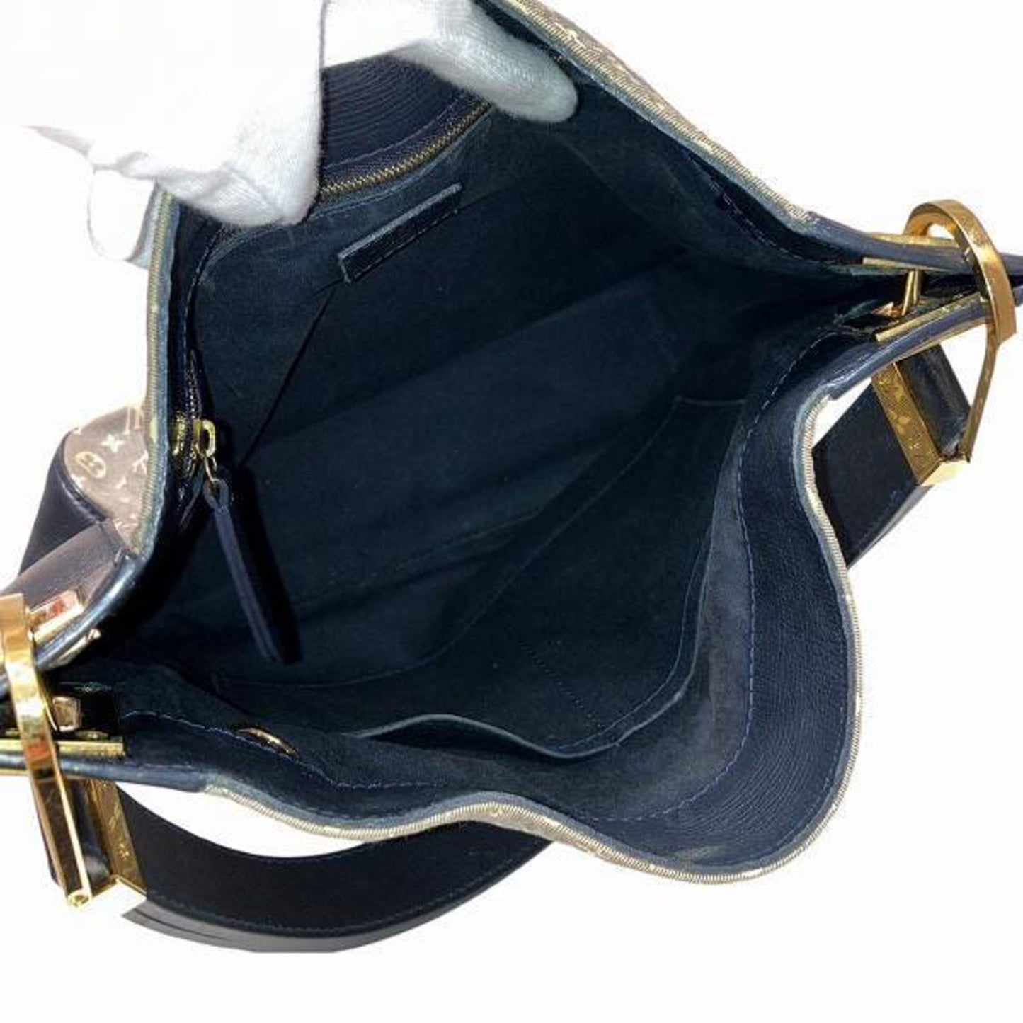 Louis Vuitton Gray Canvas Shoulder Bag