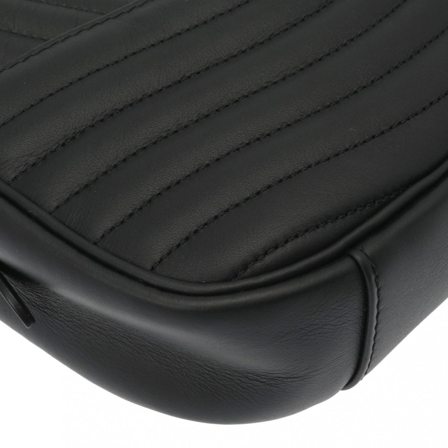 Louis Vuitton Noir Leather Shoulder Bag