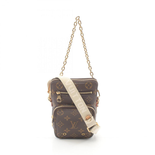 Louis Vuitton Brown Monogram Coated Canvas Shoulder Bag ()