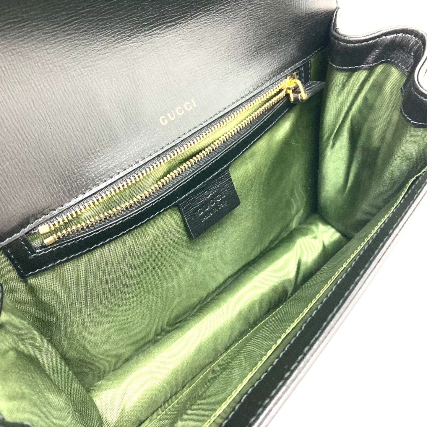 Gucci Black Leather Shoulder Bag