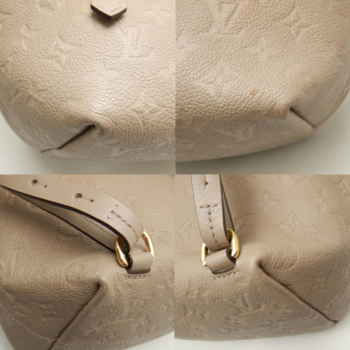 Louis Vuitton Tourterelle Leather Backpack