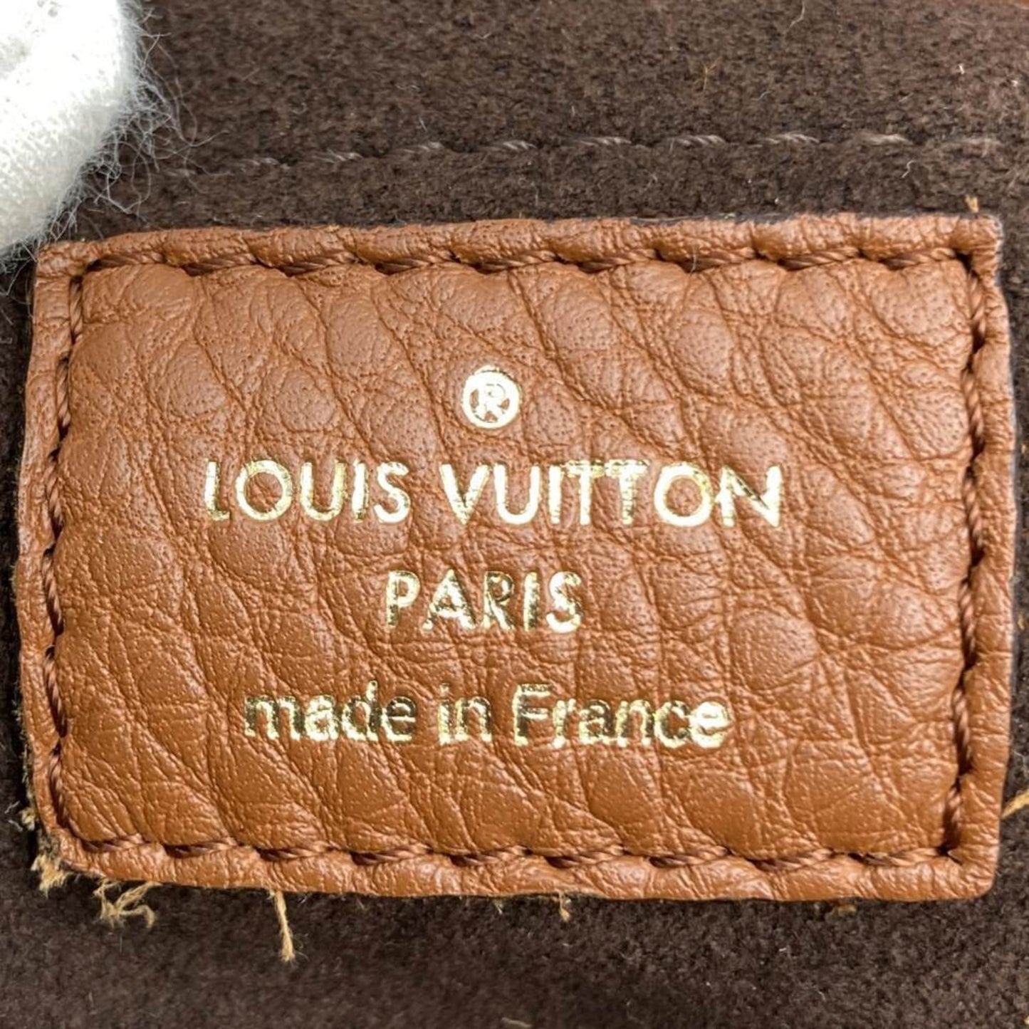 Louis Vuitton Brown Leather Shoulder Bag