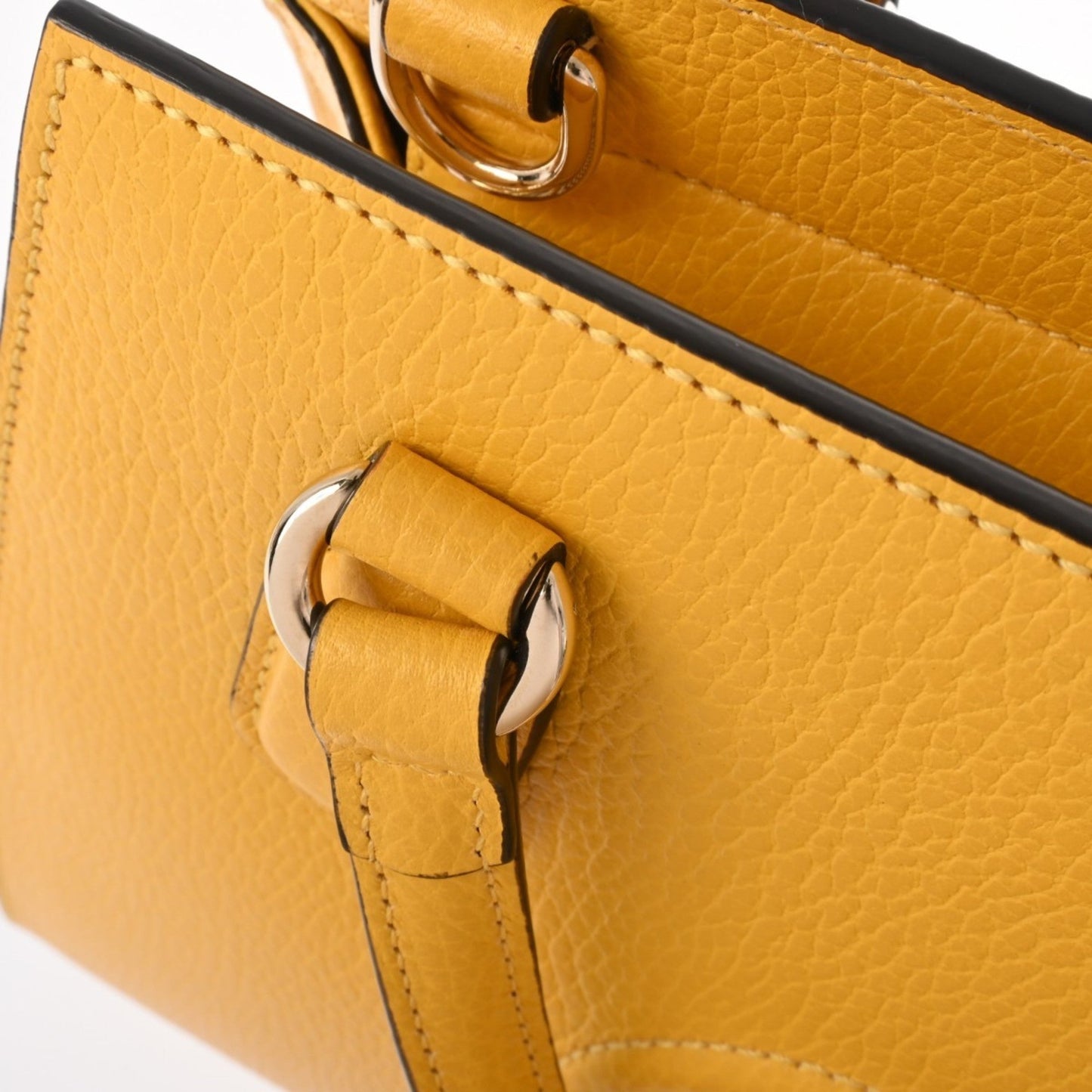 Gucci Yellow Leather Handbag