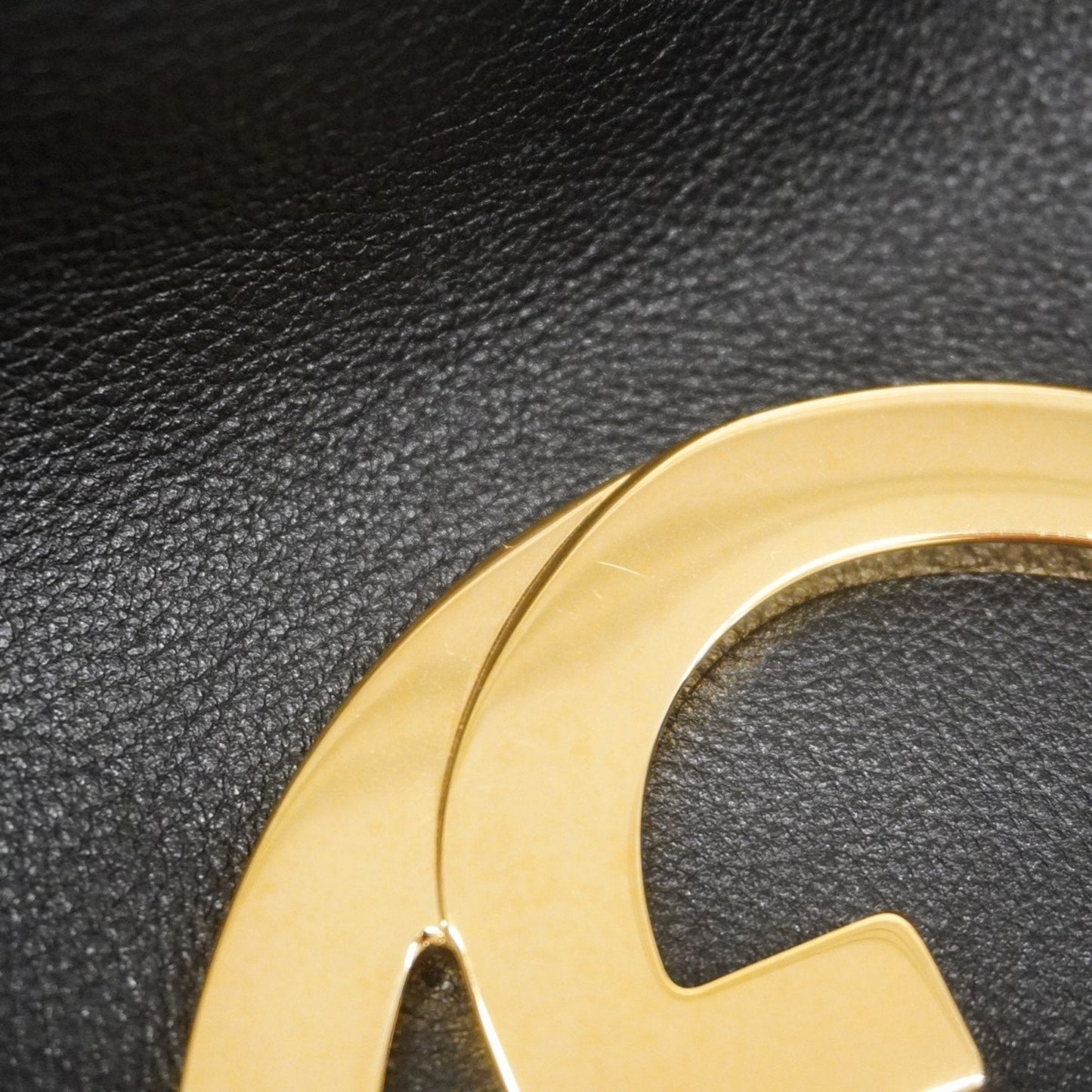 Gucci Black Leather Tote Bag