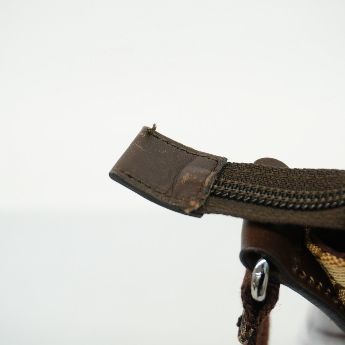 Gucci Brown Canvas Shoulder Bag