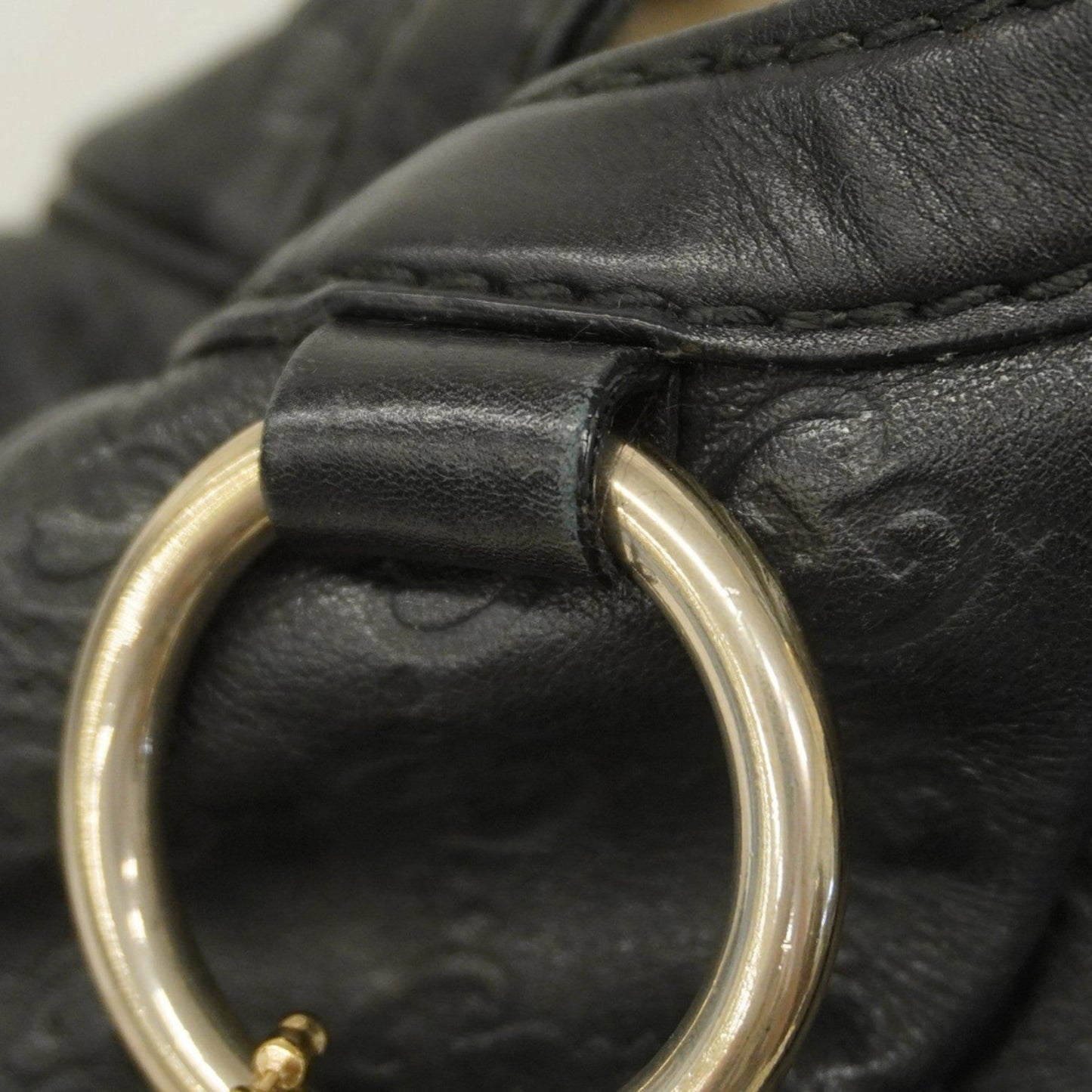 Gucci Black Leather Tote Bag