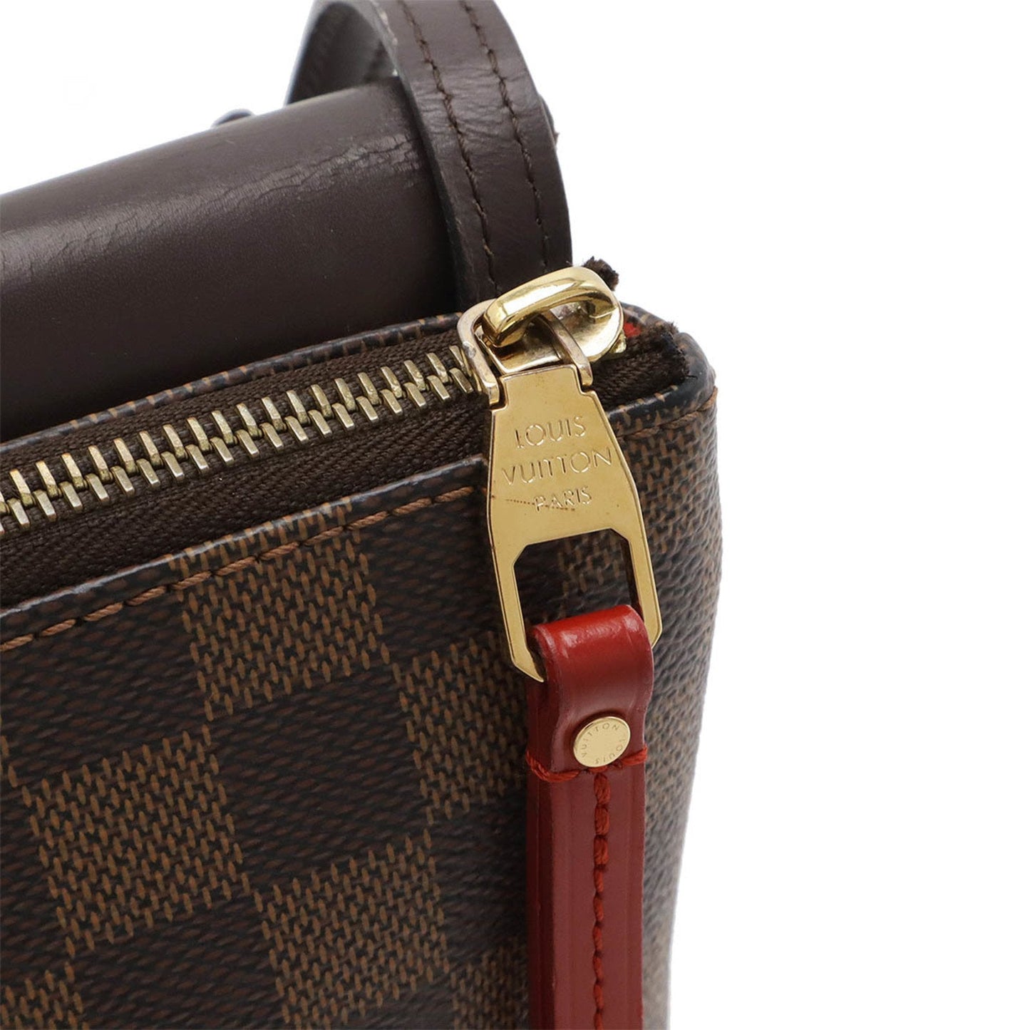 Louis Vuitton Damier Brown Pvc Pochette Shoulder Bag