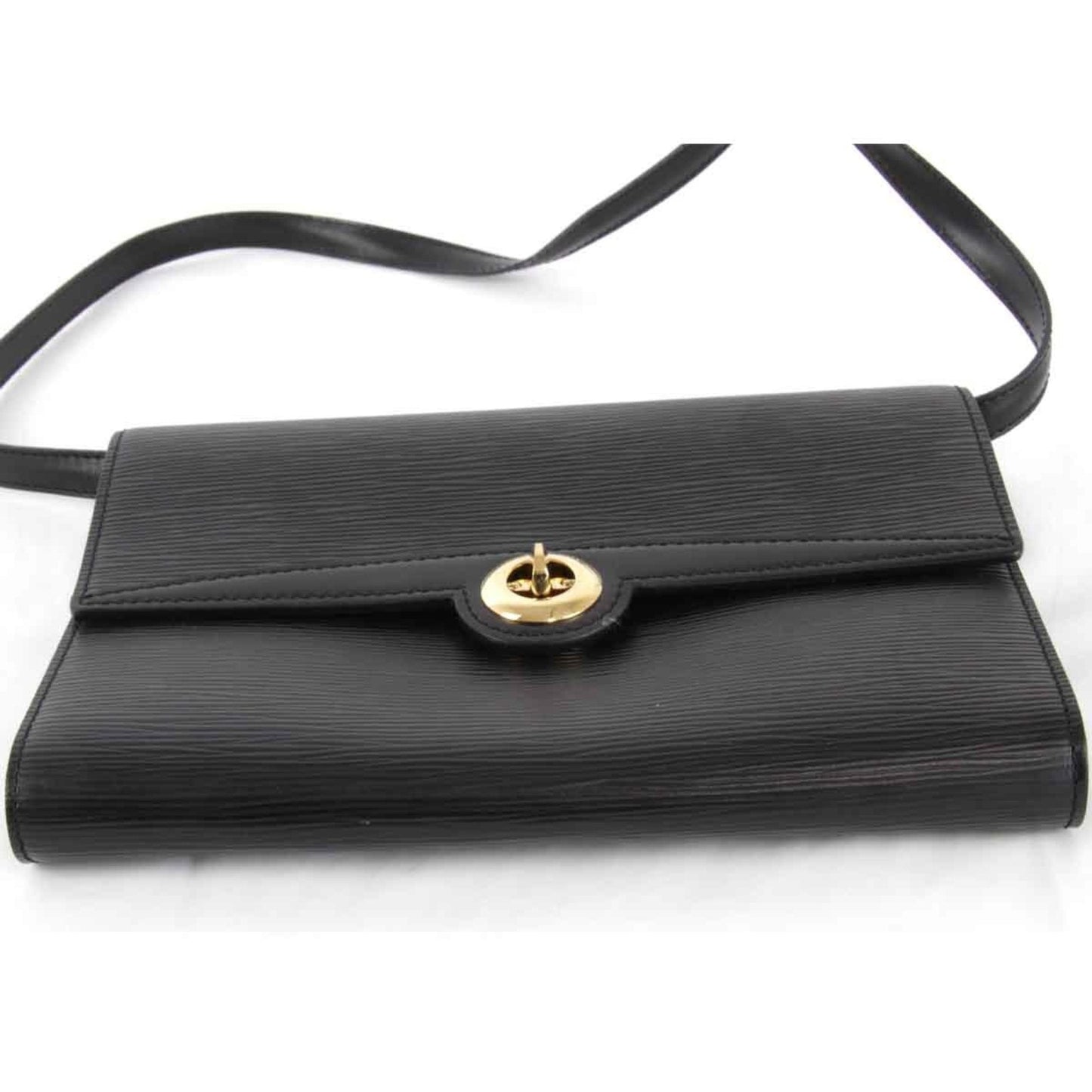 Louis Vuitton Black Epi Leather Shoulder Bag