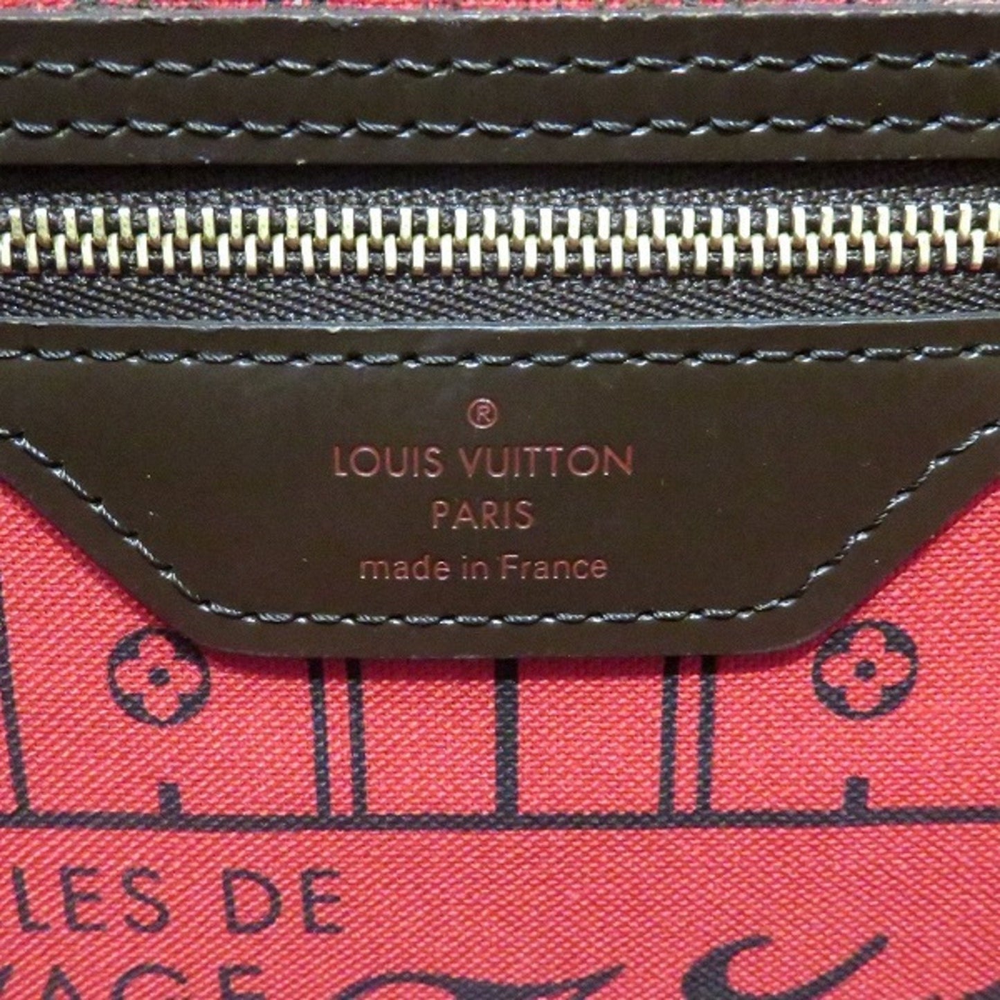 Louis Vuitton Damier Brown Damier Canvas Shoulder Bag Tote Bag