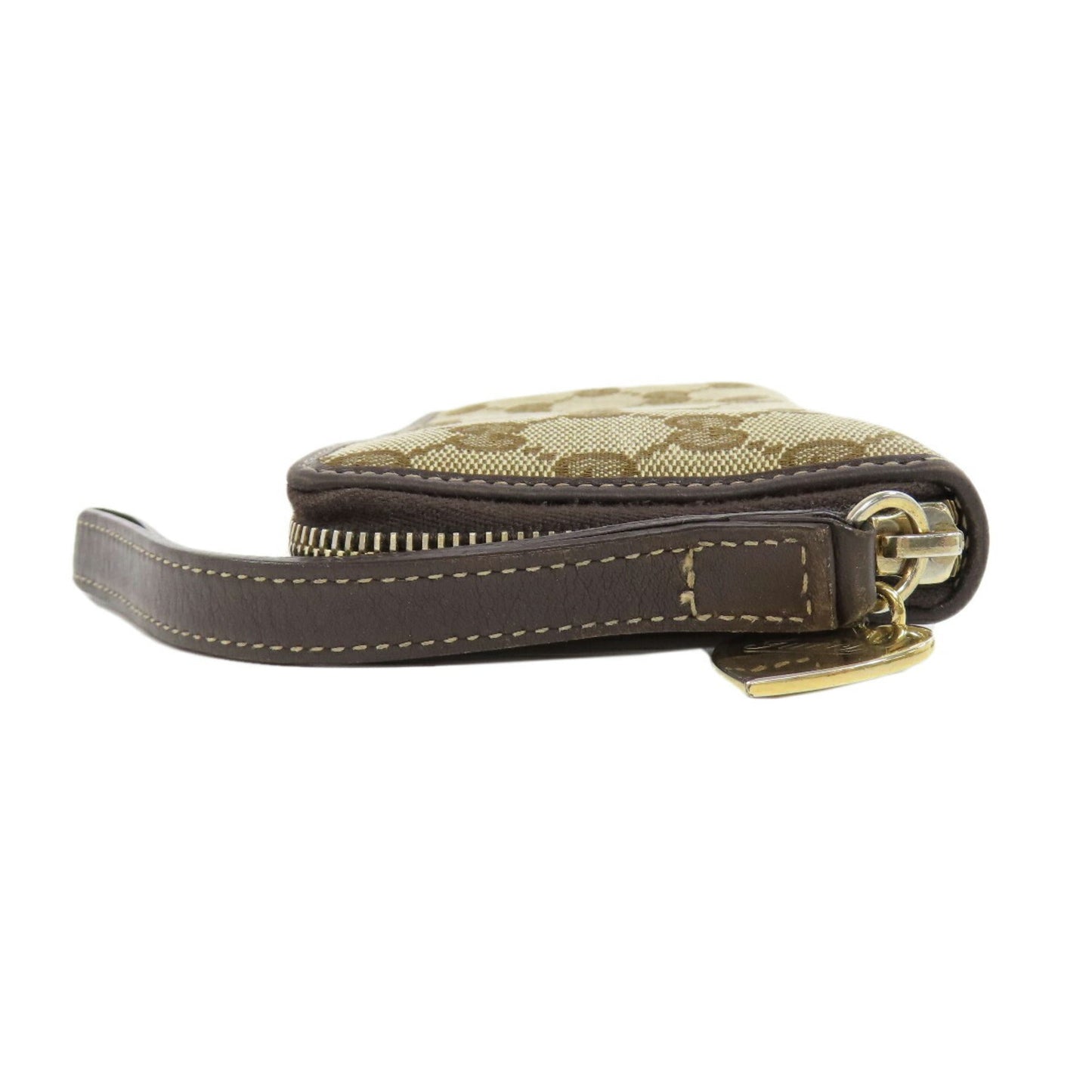 Gucci Brown Canvas Long Wallet (Bi-Fold)