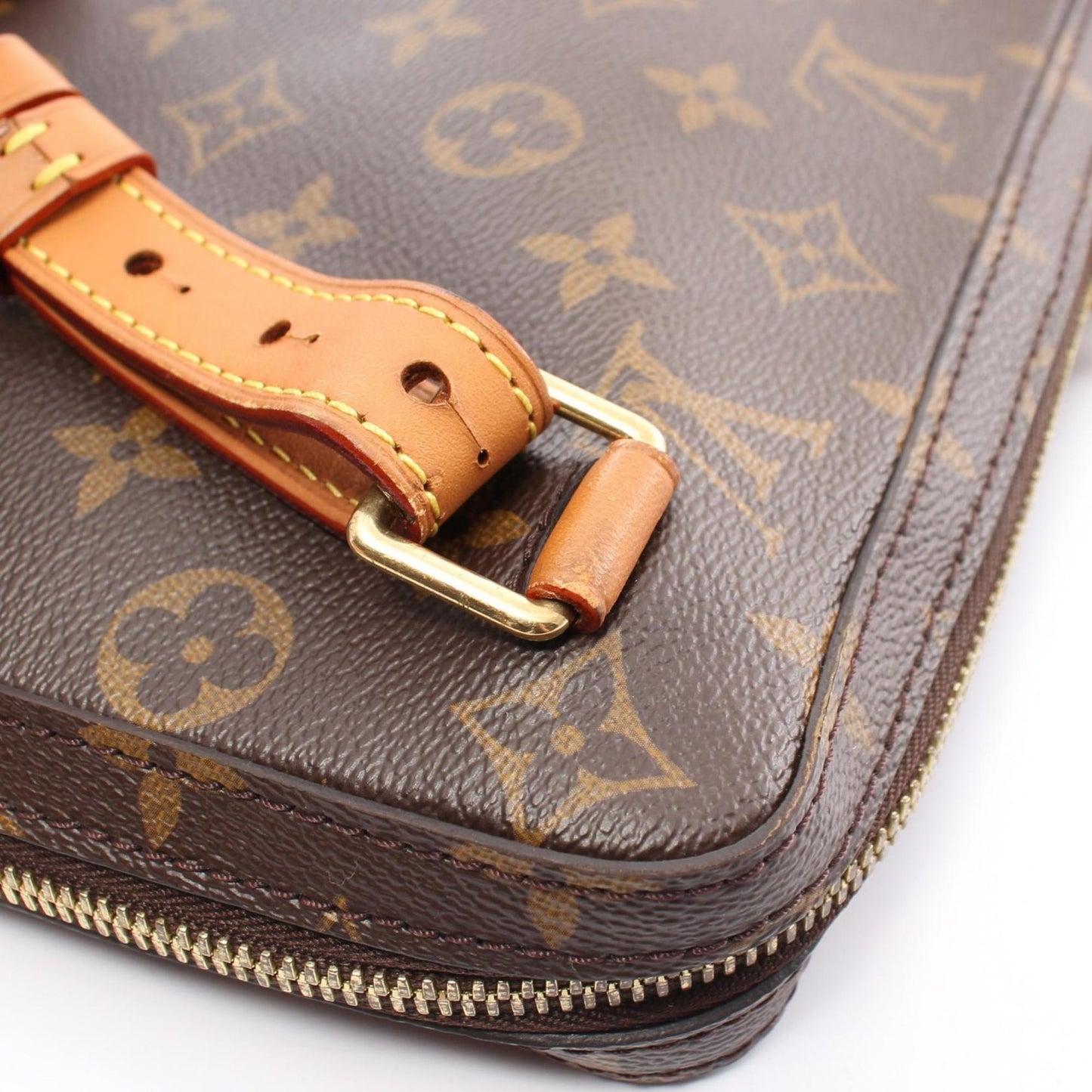 Louis Vuitton Brown Monogram Monogram Leather Shoulder Bag