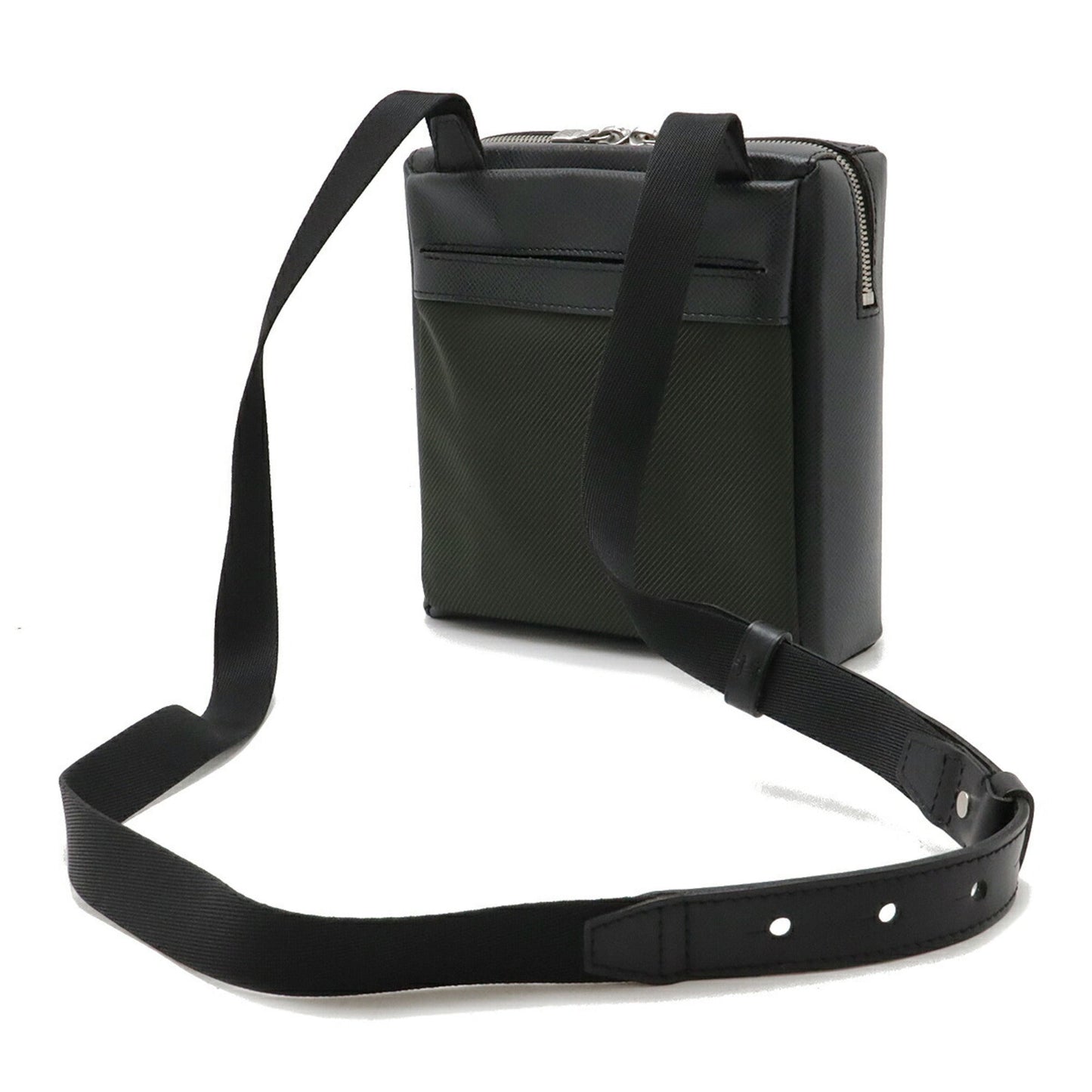 Louis Vuitton Ardoise Black Canvas Leather Shoulder Bag