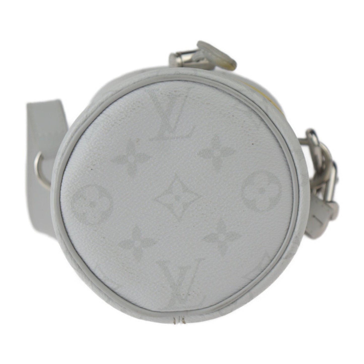Louis Vuitton Gray White Pvc Leather Shoulder Bag