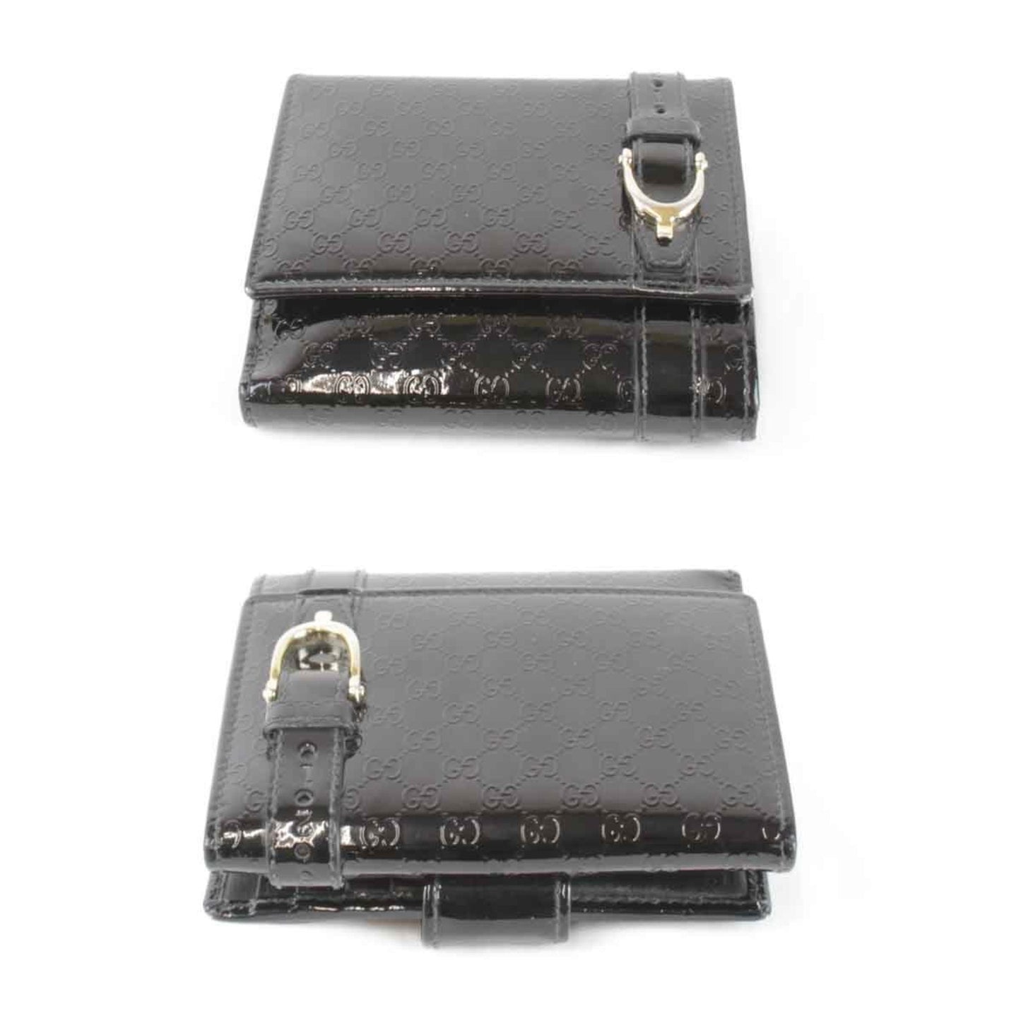 Gucci Black Patent Leather Wallet (Bi-Fold)