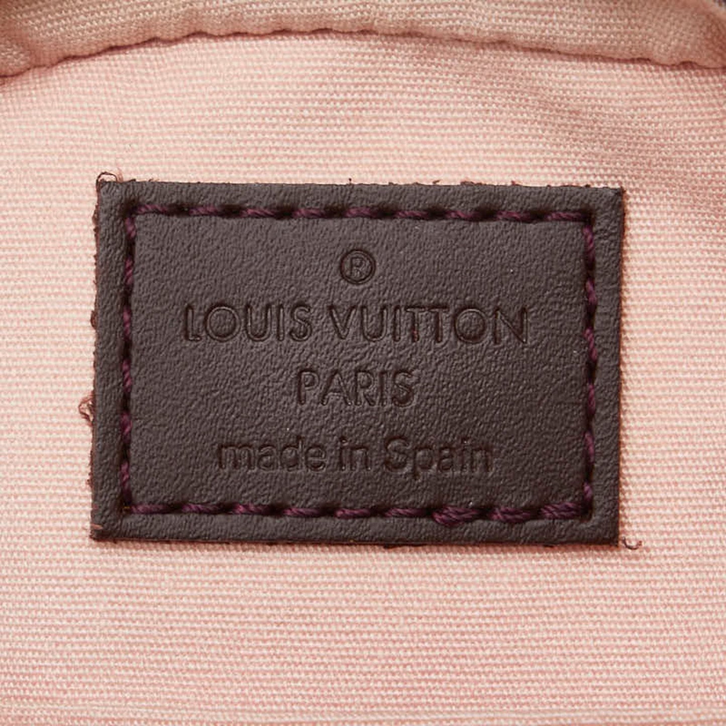 Louis Vuitton Cherry Red Color Canvas Leather Shoulder Bag
