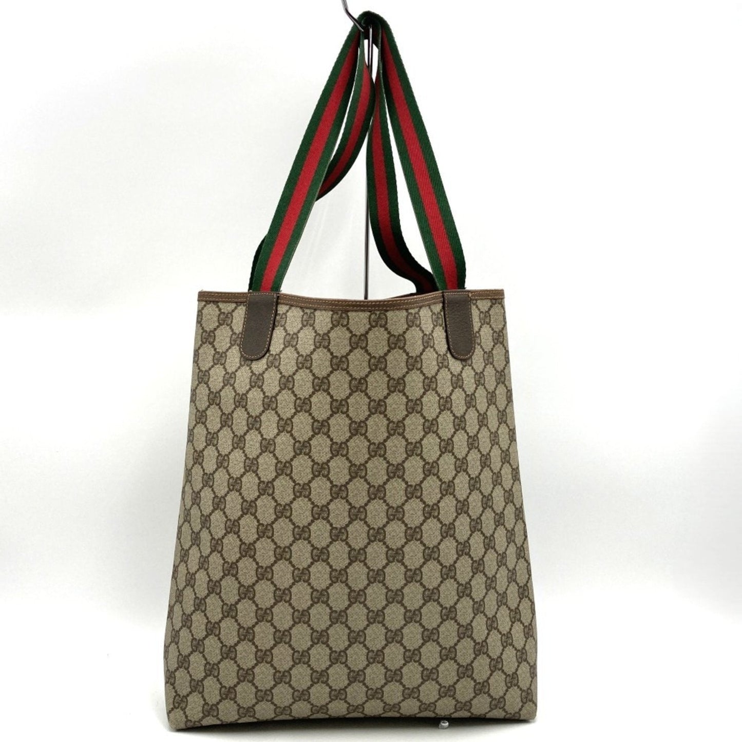 Gucci Sherry Line Brown Gg Supreme Leather Tote Bag