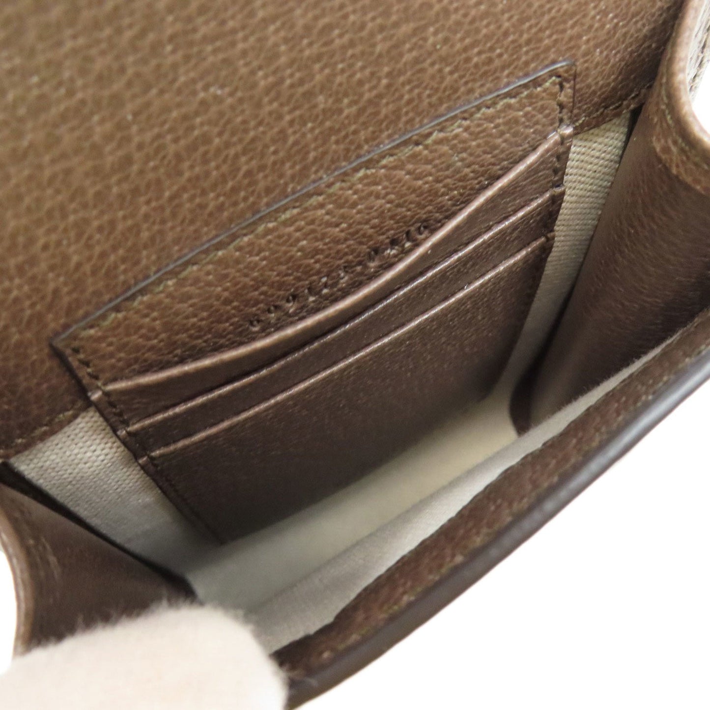 Gucci Beige Brown Pvc Shoulder Bag