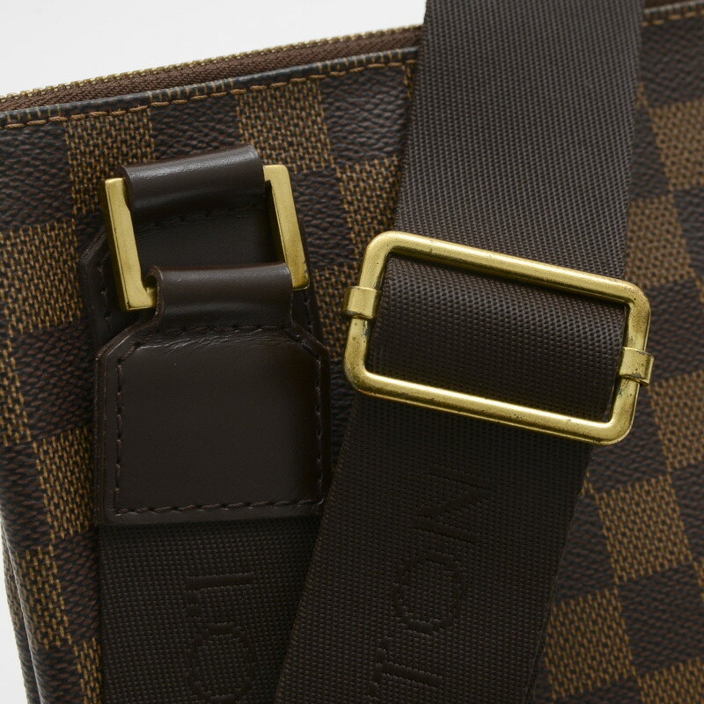 Louis Vuitton Damier Canvas Ebene Damier Canvas Pochette Shoulder Bag