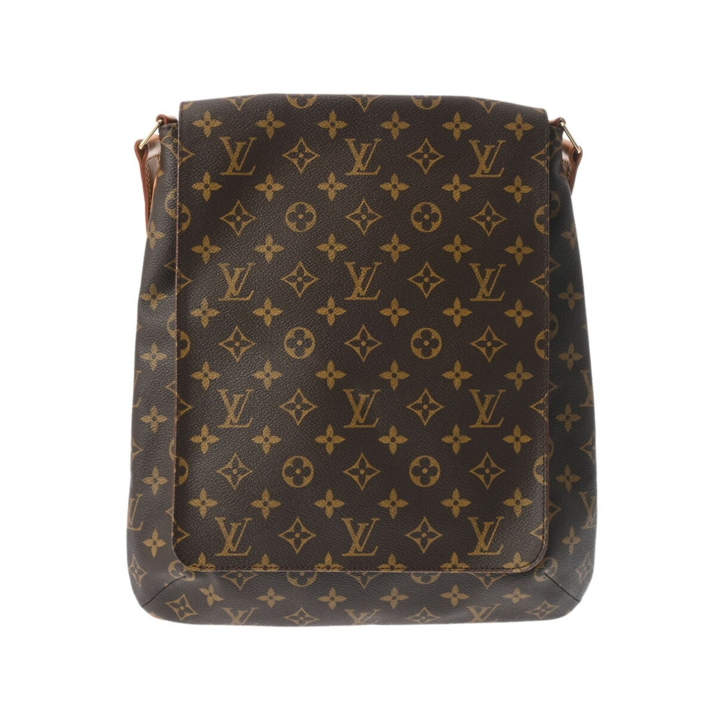 Louis Vuitton Brown Monogram Canvas Shoulder Bag ()