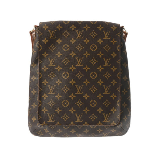 Louis Vuitton Brown Monogram Canvas Shoulder Bag ()