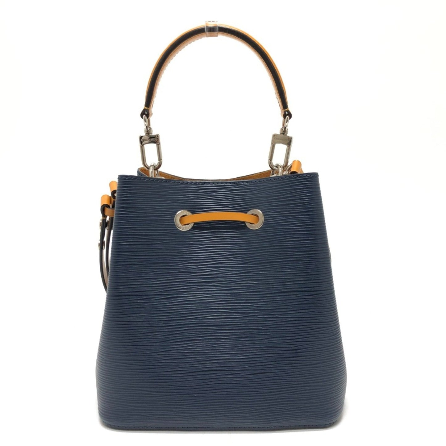 Louis Vuitton Navy Leather Shoulder Bag