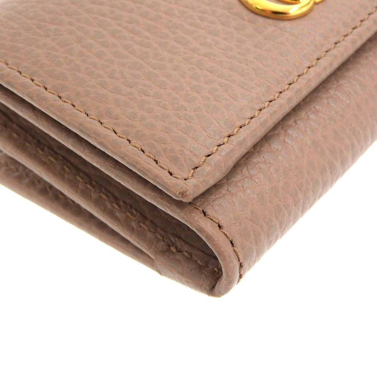 Gucci Beige Leather Coin Purse/Coin Case