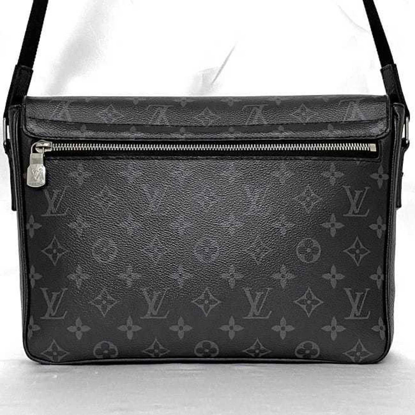 Louis Vuitton Taigarama Black Gray Monogram Eclipse Taigarama Shoulder Bag