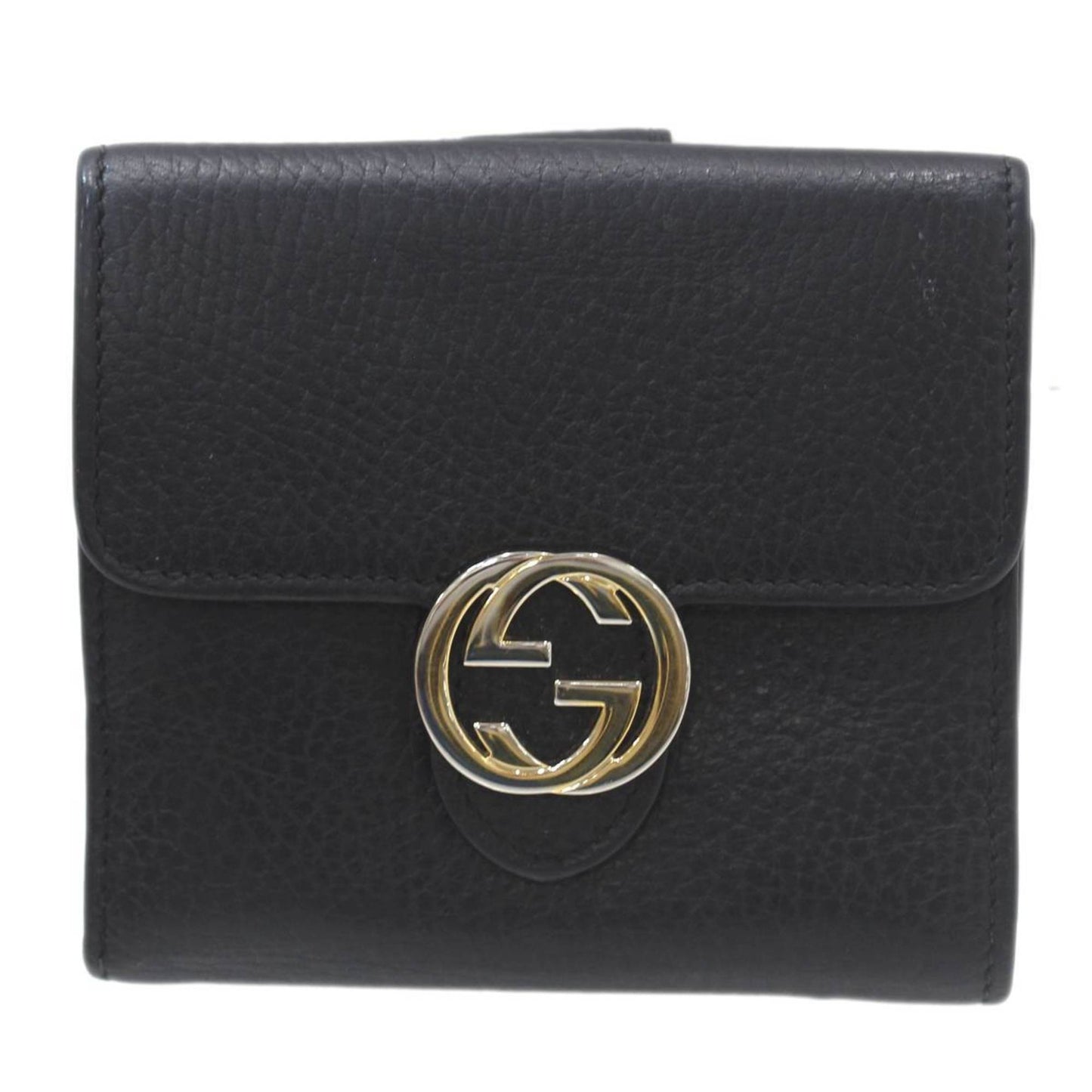 Gucci Black Leather Wallet (Bi-Fold)