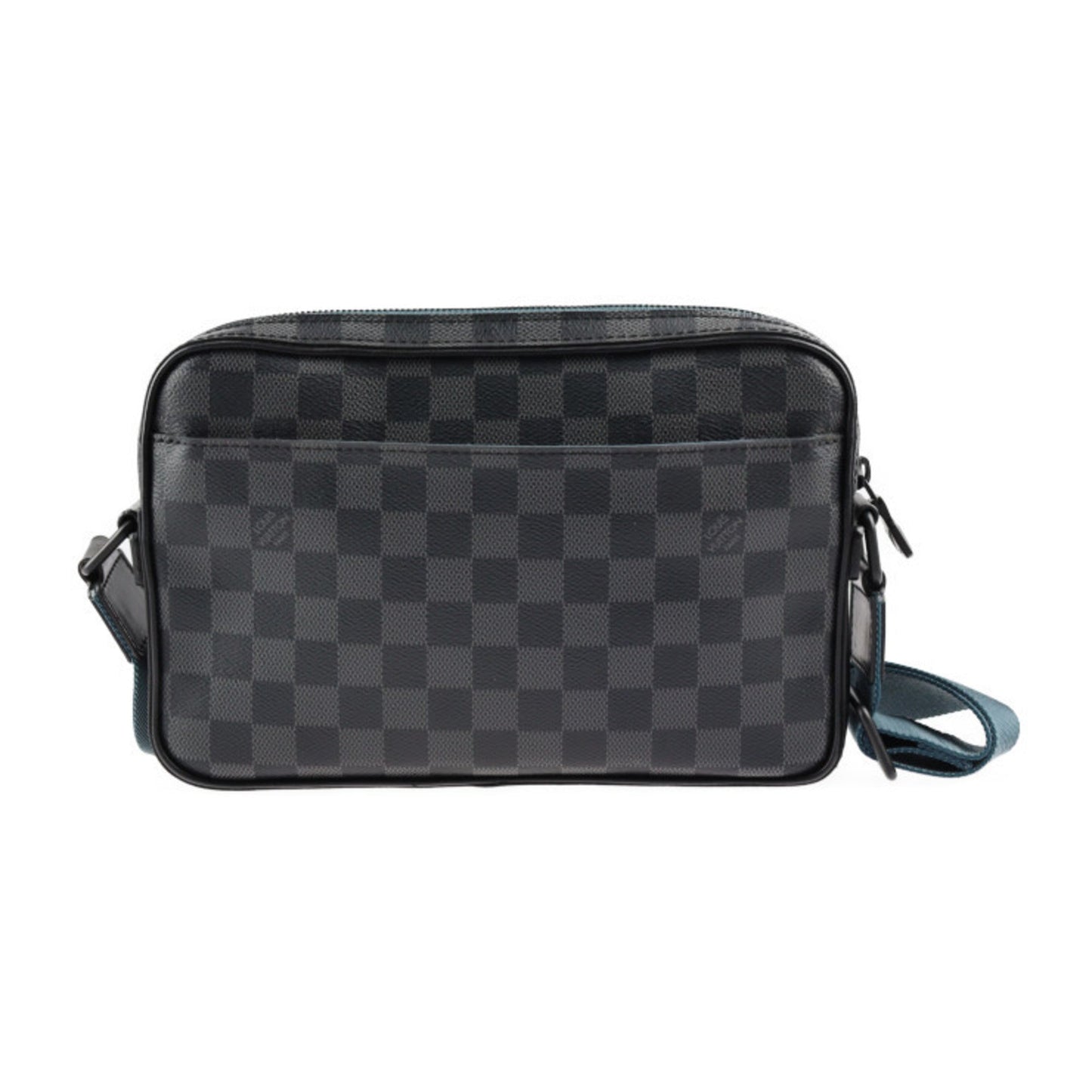 Louis Vuitton Damier Graphite Black Damier Graphite Leather Handbag Shoulder Bag