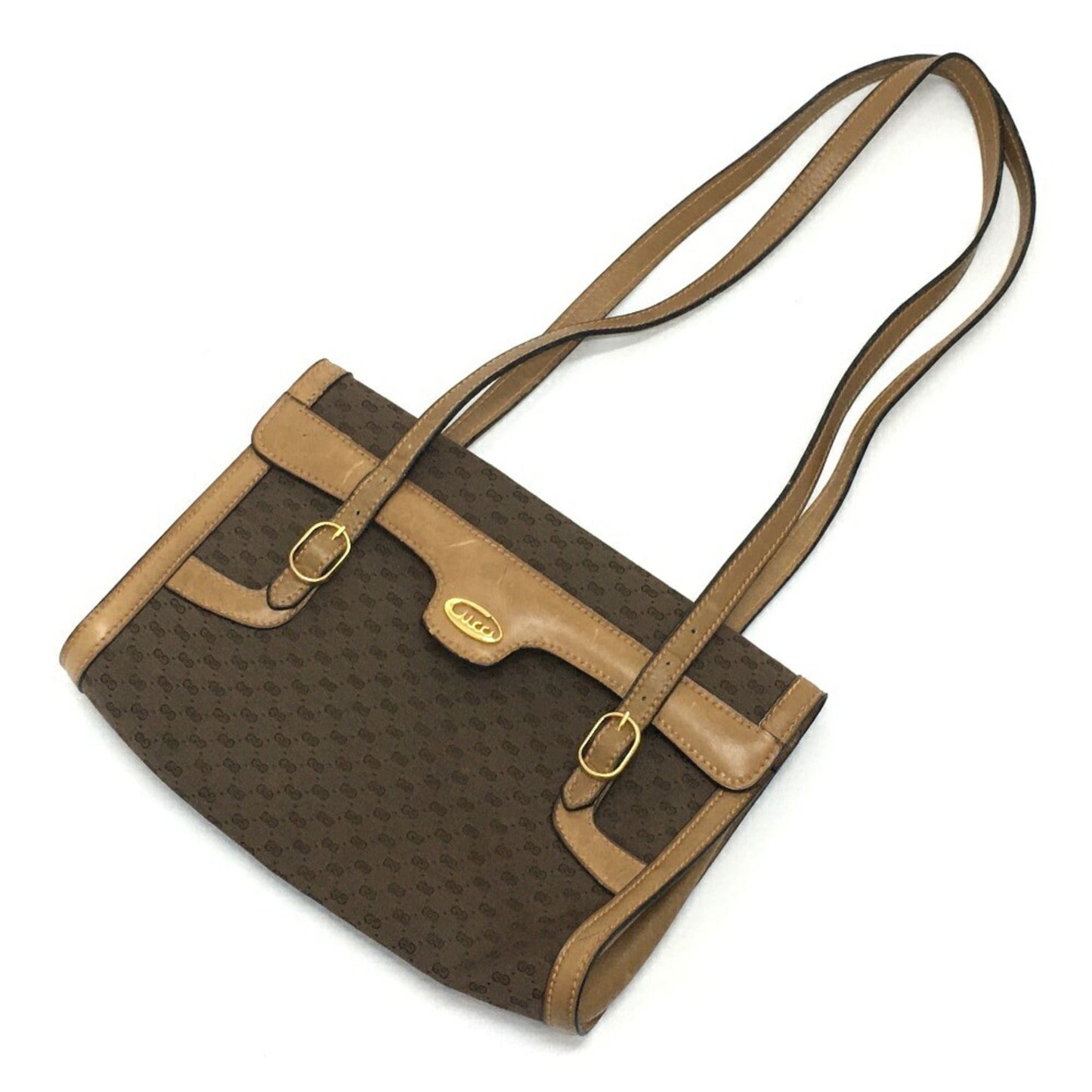 Gucci Gg Canvas Brown Gg Canvas Shoulder Bag Tote Bag