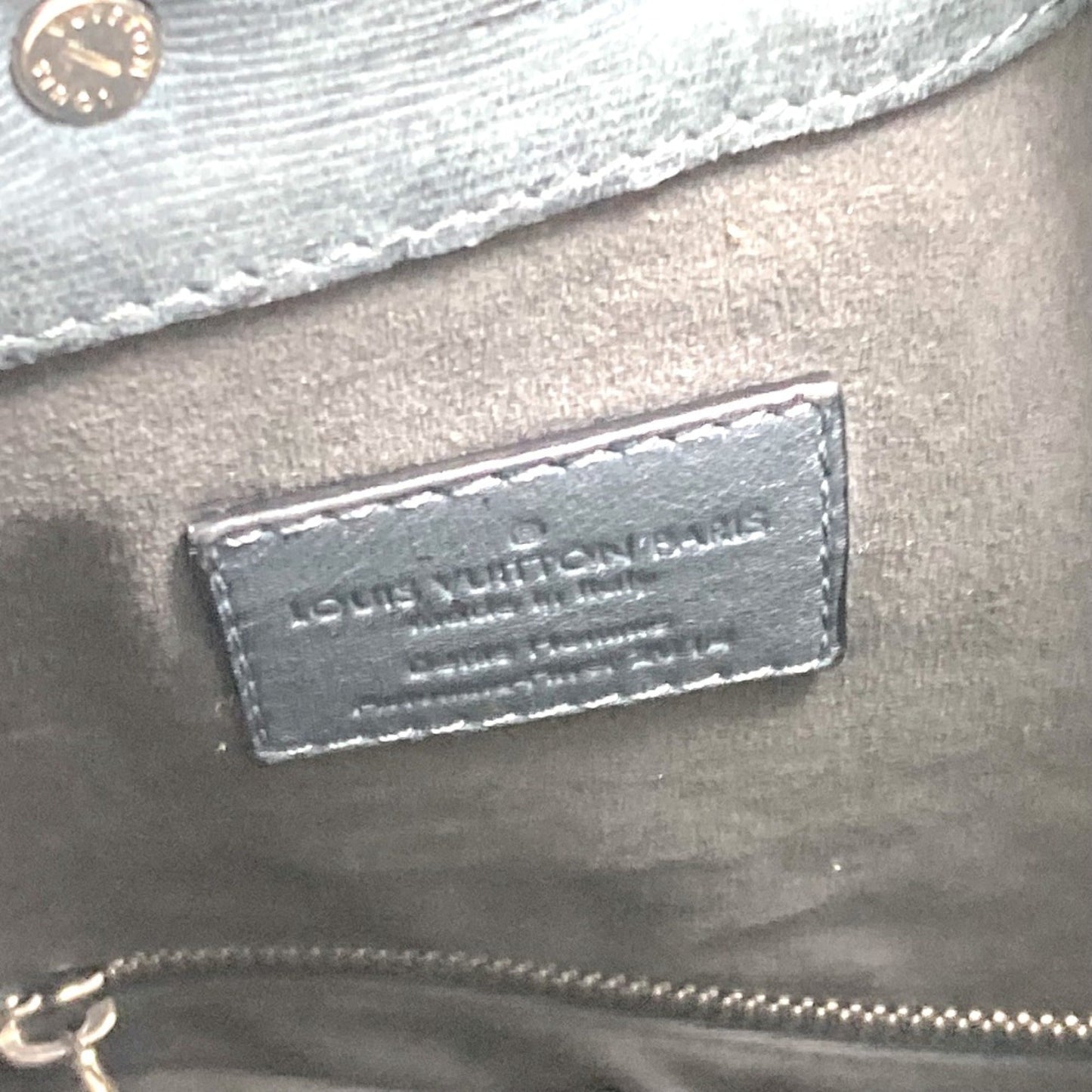 Louis Vuitton Black Leather Shoulder Bag